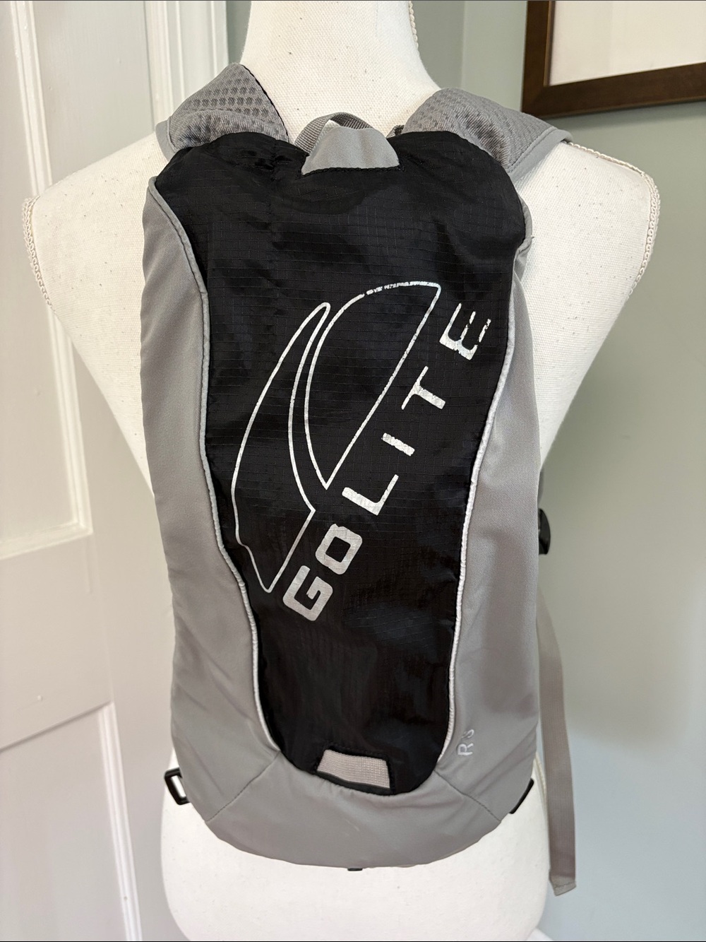 GoLite Gray Black Hydration Pack Backpack Hiking Outdoors